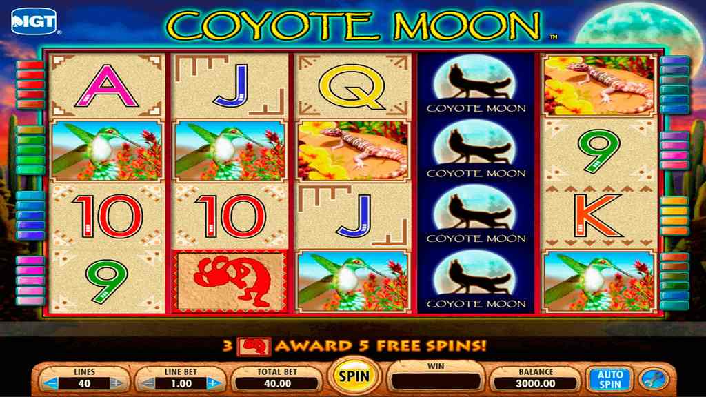 ¿Cómo jugar y ganar en las tragamonedas Coyote Moon?
