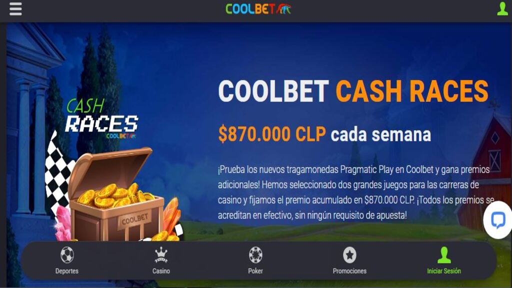 Coolbet casino: Promoción Cash Races