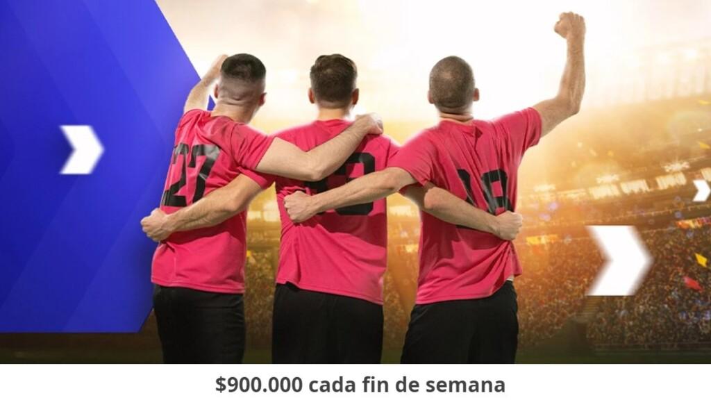 Promoción 900.000 CLP cada fin de semana de Betsson Chile