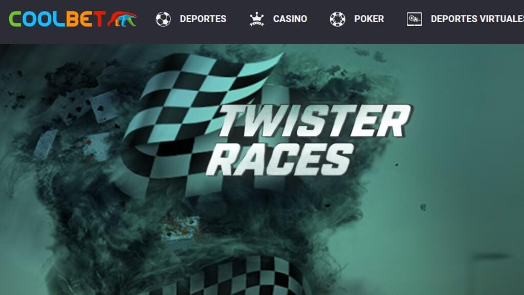 Promoción Twister races de Coolbet