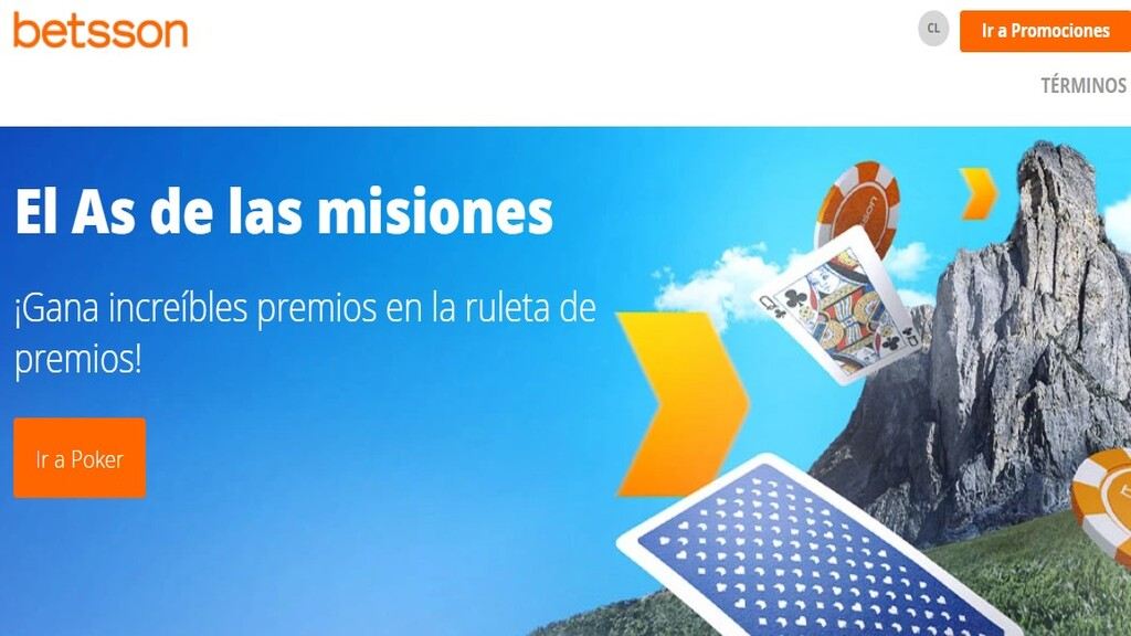 Promoción el As de las misiones de Betsson Chile