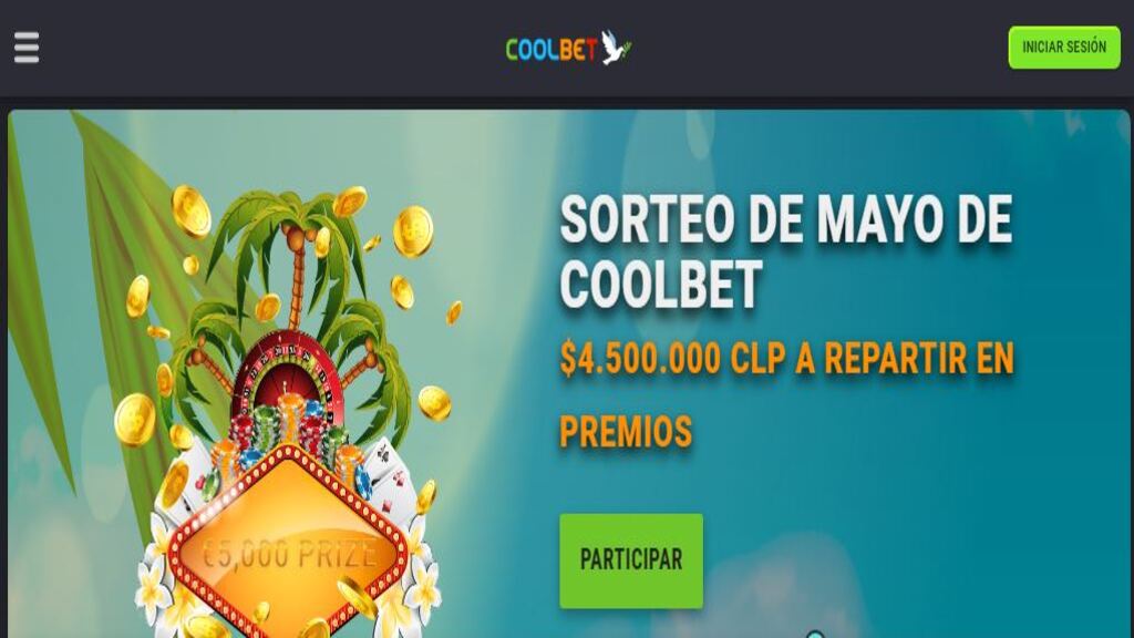 Promoción el sorteo de mayo de Coolbet