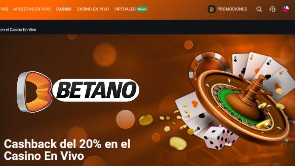 Oferta cashback del 20% en el casino de Betano