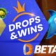 Promoción drops and wins slots de Betano Chile