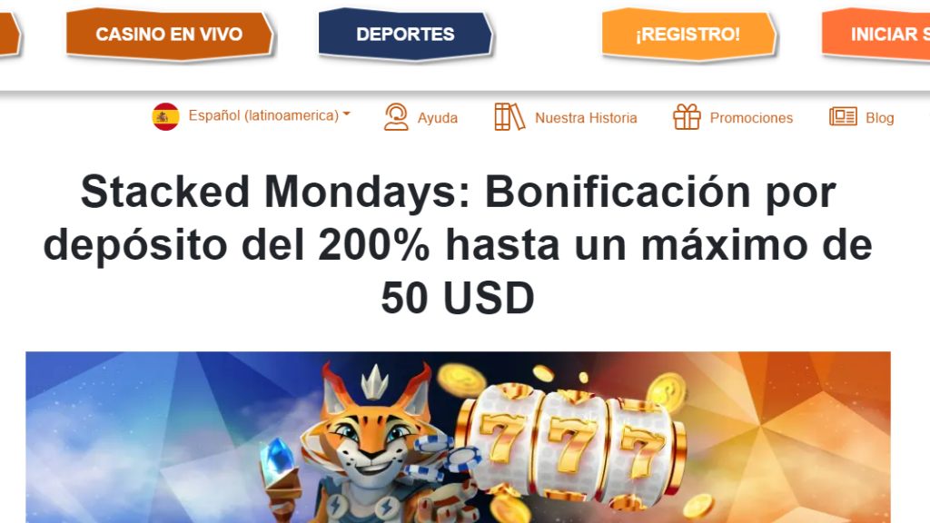 Promoción bono primer depósito de Lynxbet Chile