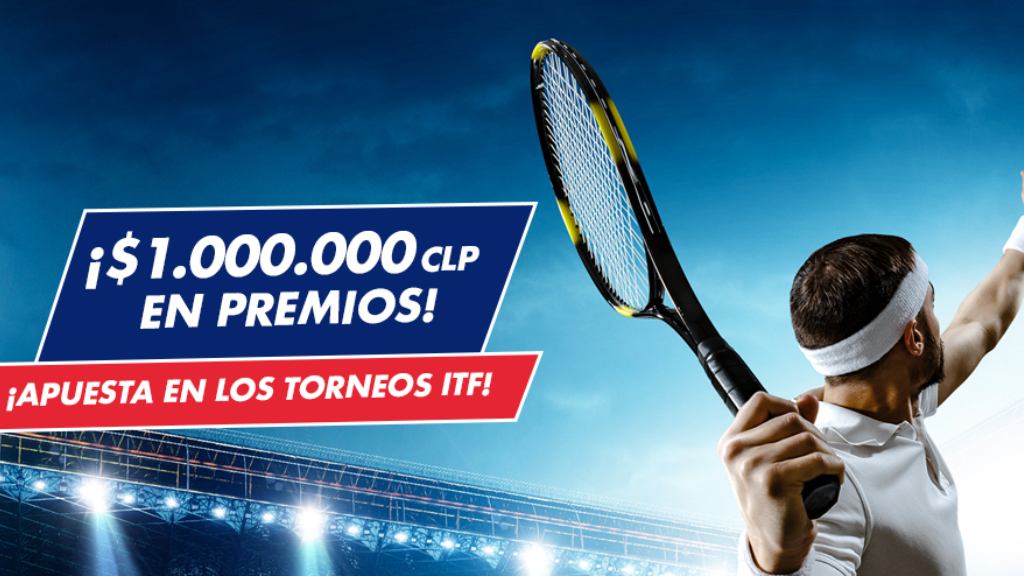 Sorteo 1 millon de pesos apuestas tenis ITF de Rojabet