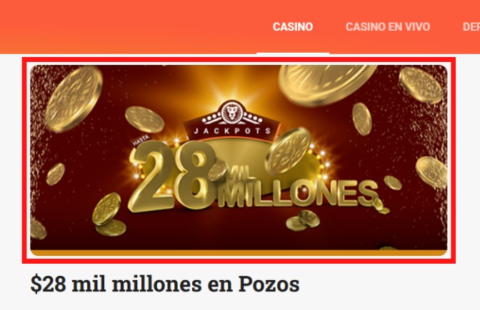 Promo de slots los 28 mil millones de LeoVegas Chile