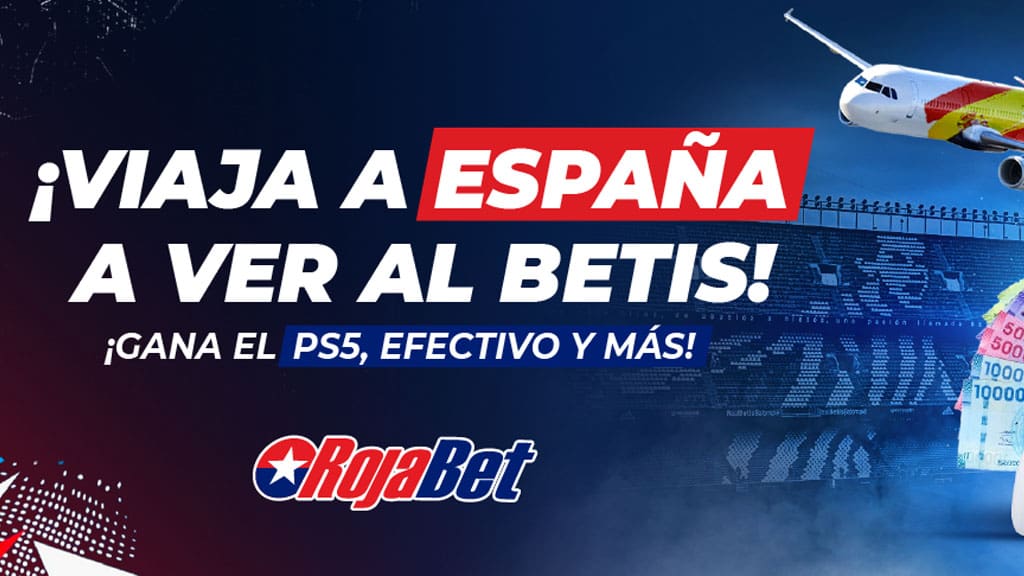 Oferta de viaje a España a ver al Betis con Rojabet