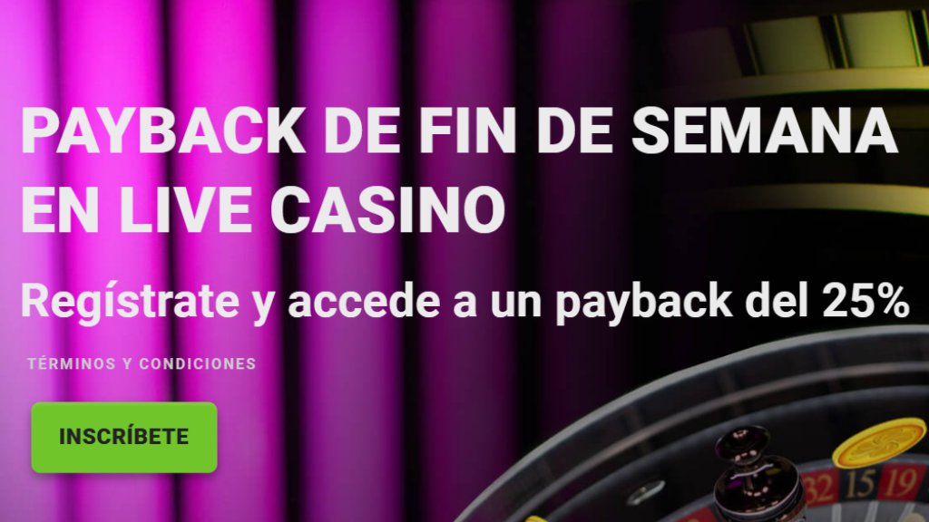 Promo de payback de fin de semana en el casino de Coolbet
