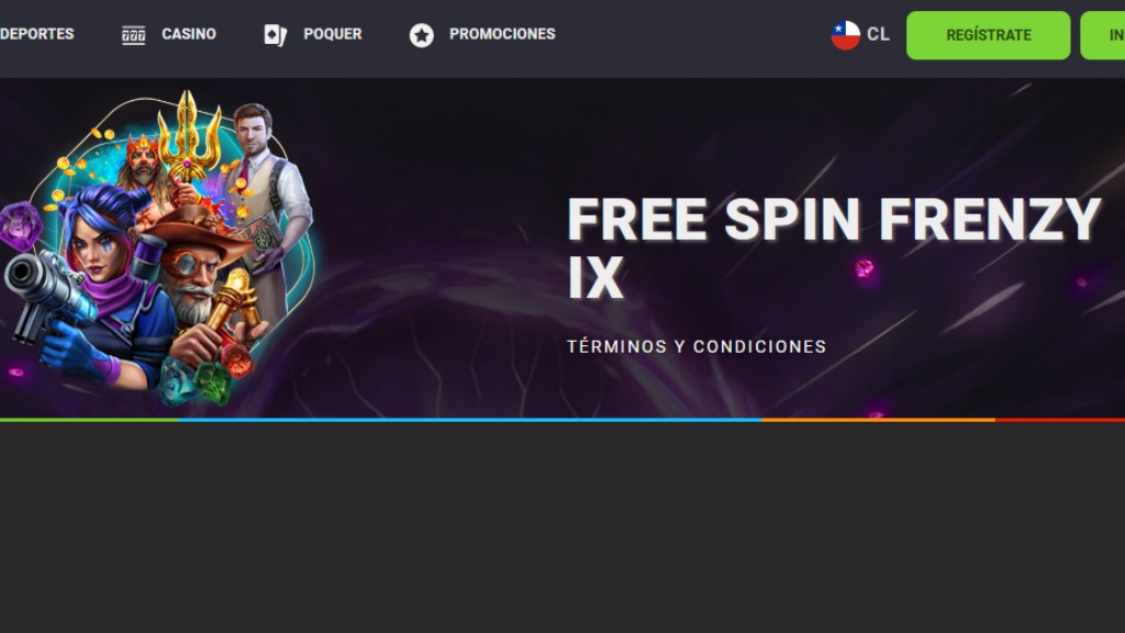 Promo de slots Free Spin Frenzy en Coolbet Chile