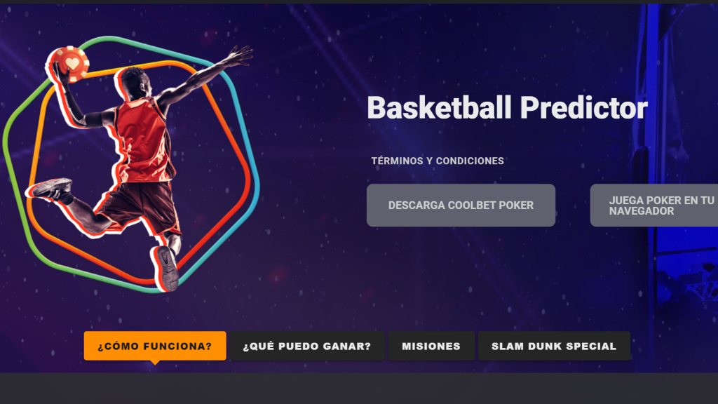 Torneo de poker Basketball Predictor en Coolbet Chile