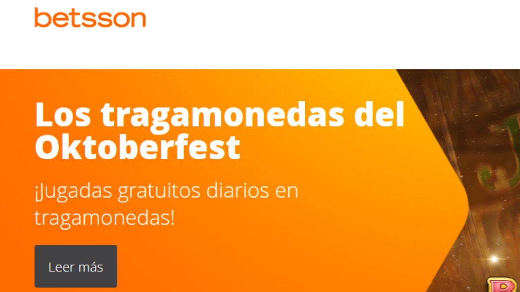 Promo slots online de Oktoberfest en Betsson Chile