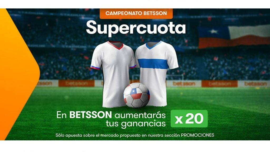 Supercuota de Betsson gana x20 en más de 2.5 goles en Colo-Colo vs U Catolica