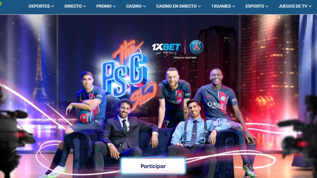 Gana con el bono PSG Show de 1xbet Chile