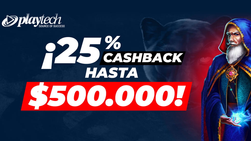 Promo cashback hasta 500 mil de Playtech Rojabet abril 2024